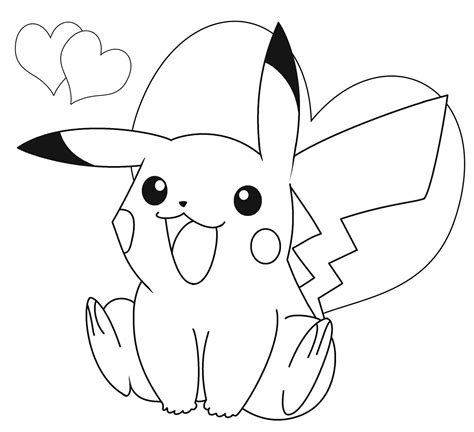 coloring pages pokemon pikachu|163 Pikachu Coloring Pages